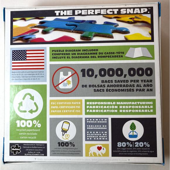 Buffalo 1000pc Jigsaw Puzzle "Cottage By The Sea" - 26.75" x 19.75" Ages 14+ vn - Picture 4 of 4